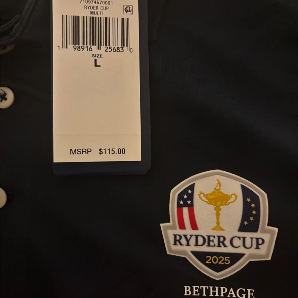 Ralph Lauren 2025 Ryder Cup Golf Short Sleeve Polo Shirt Size Large New With Tag